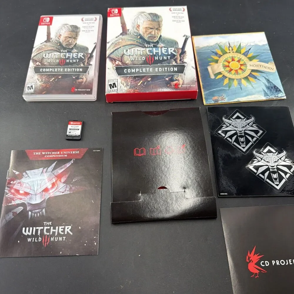 The Witcher III: Wild Hunt Complete Edition Complete Nintendo Switch Map Sticker